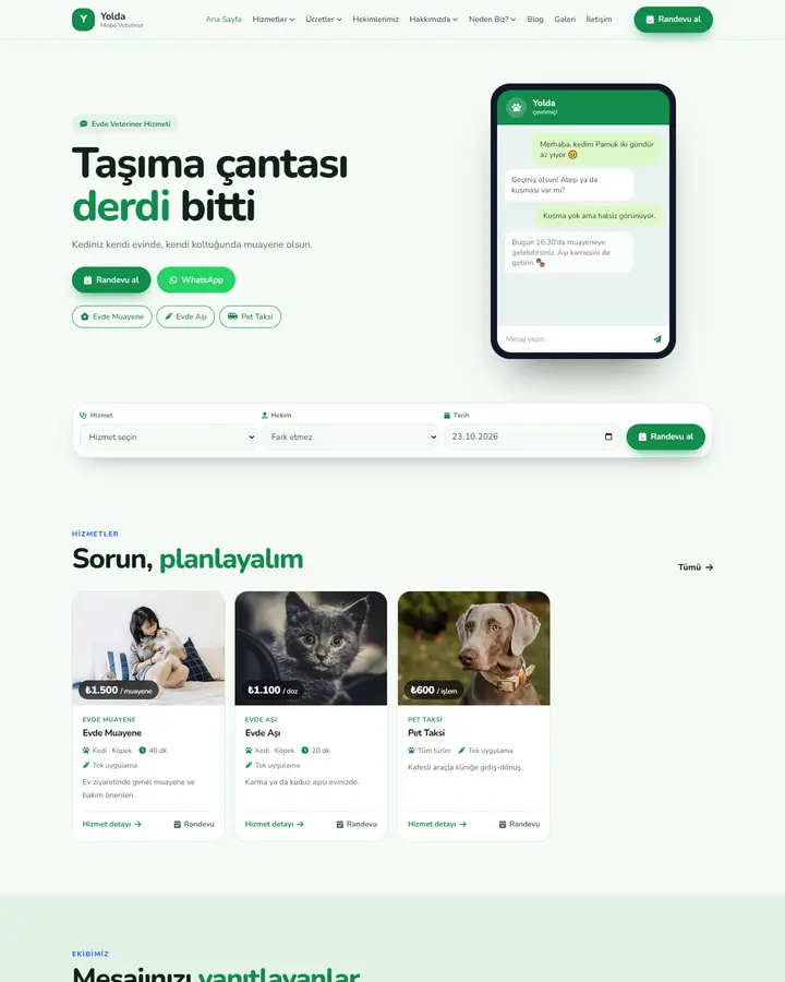 Tema 06 – Mesajlaşma tasarım önizlemesi