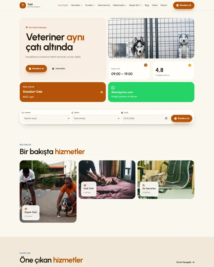 Tema 18 – Bento tasarım önizlemesi