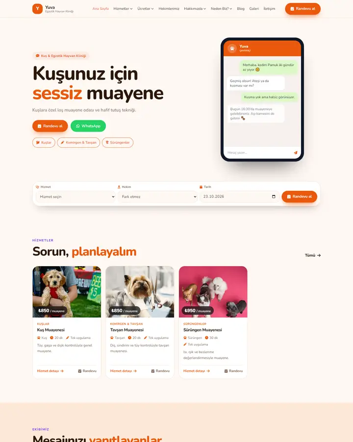 Tema 26 – Mesajlaşma tasarım önizlemesi